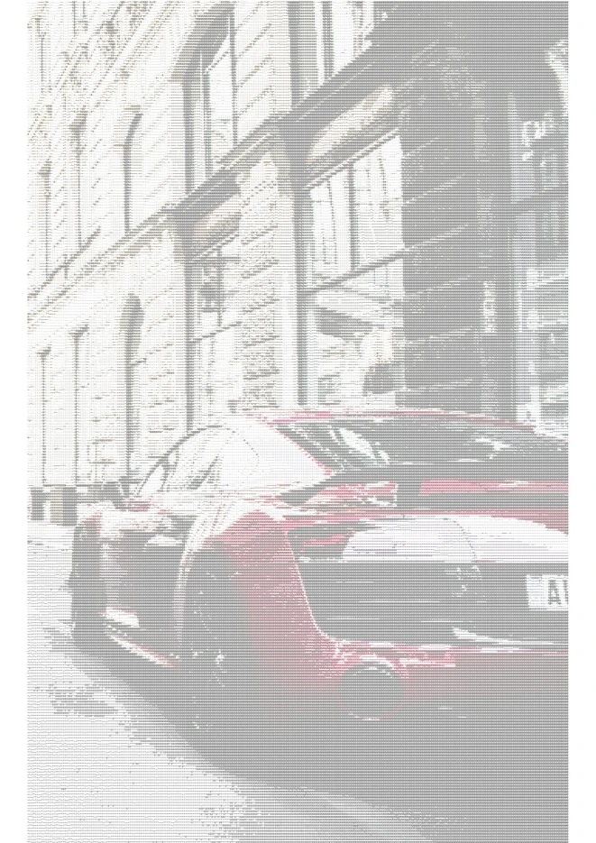 ASCII Audi R8 Poster